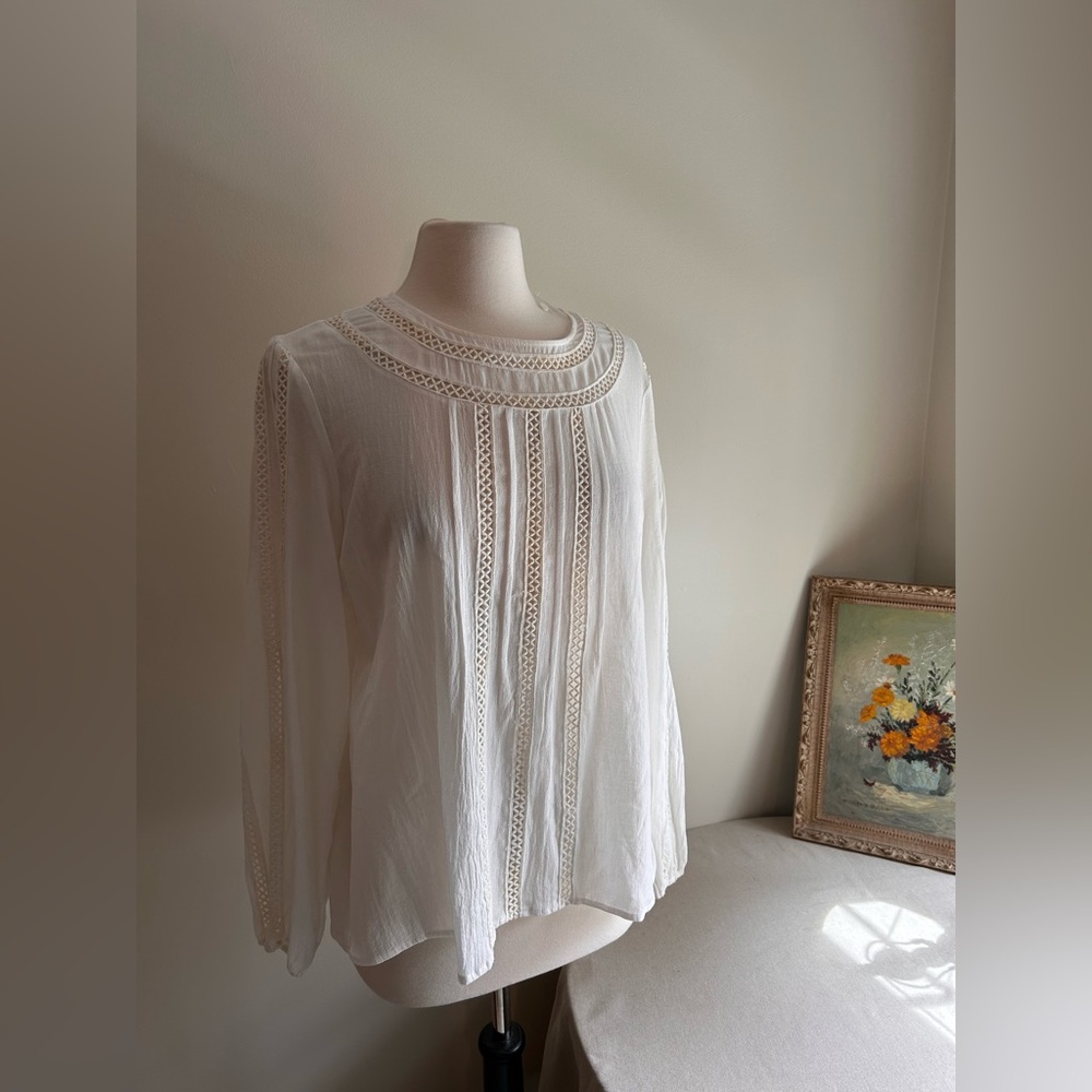 Sundance Eyelet Boho Blouse